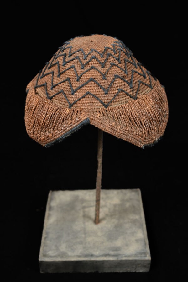 Hat (2x) - Plant fibre - Kuba - Congo DRC - 4