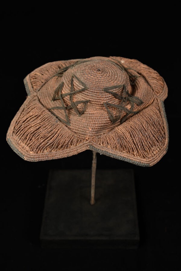 Hat (2x) - Plant fibre - Kuba - Congo DRC - 5