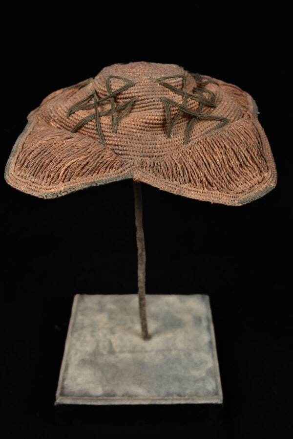 Hat (2x) - Plant fibre - Kuba - Congo DRC - 6