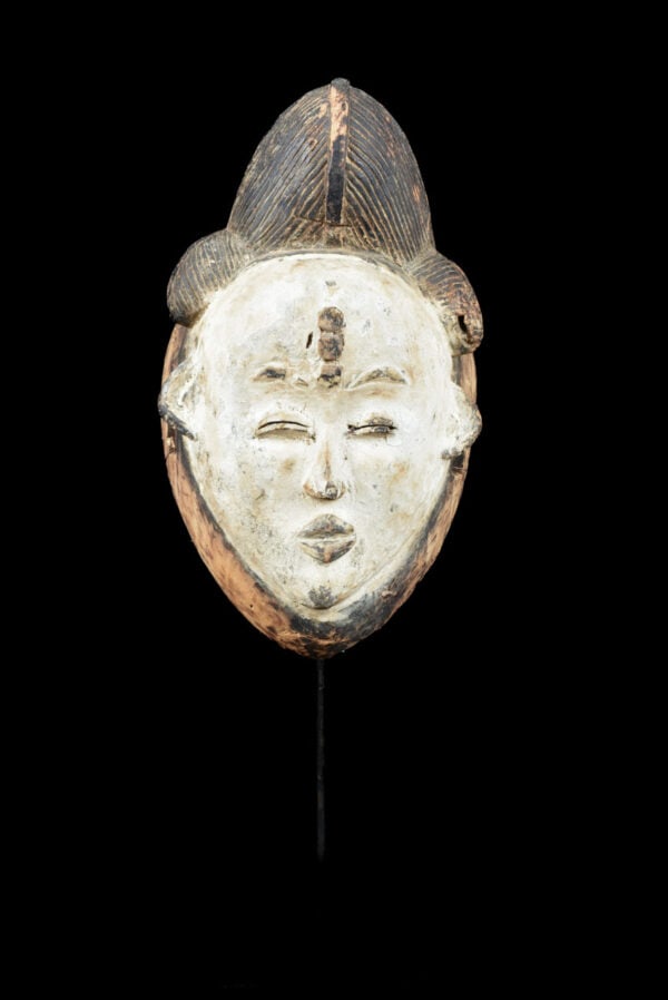 Initiation mask - Wood - Punu - Gabon (1 of 8)