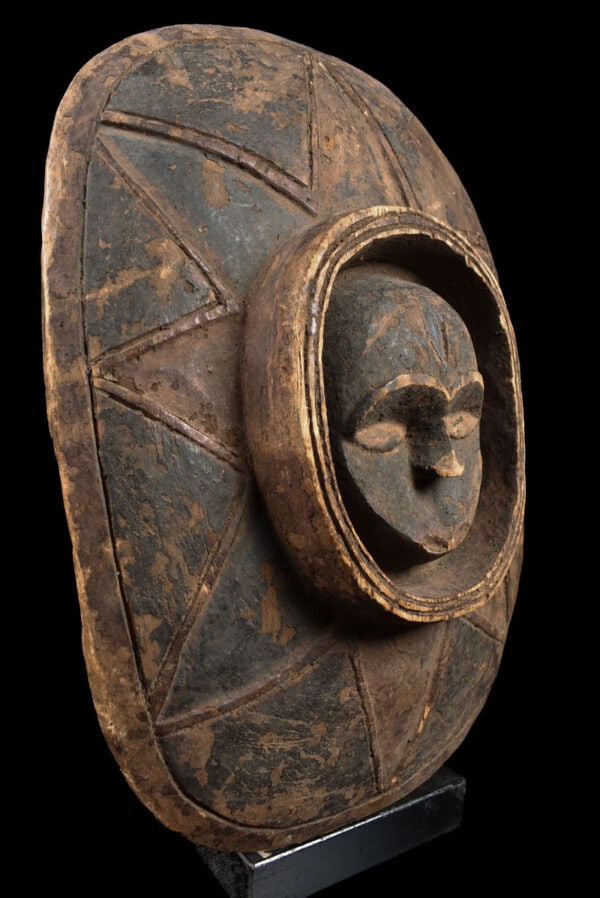 Dance shield - Wood - Eket - Nigeria - 3