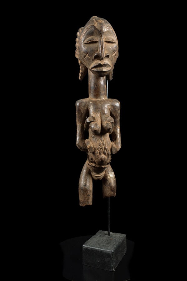 Maternity figure - Wood - Luba - Congo (1 of 9)