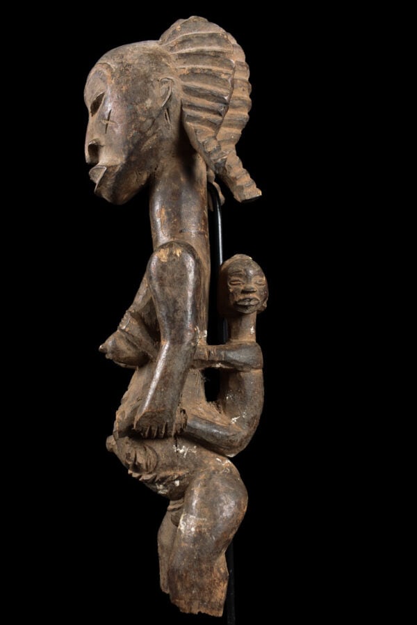 Maternity figure - Wood - Luba - Congo - 3