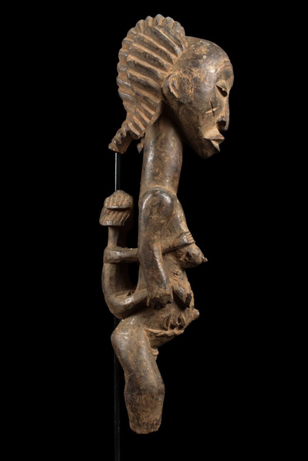 Maternity figure - Wood - Luba - Congo - 5