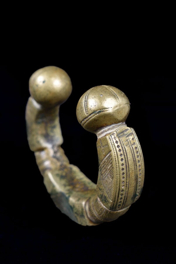 Bracelet / Currency - Bronze Manilla - West Africa - 9