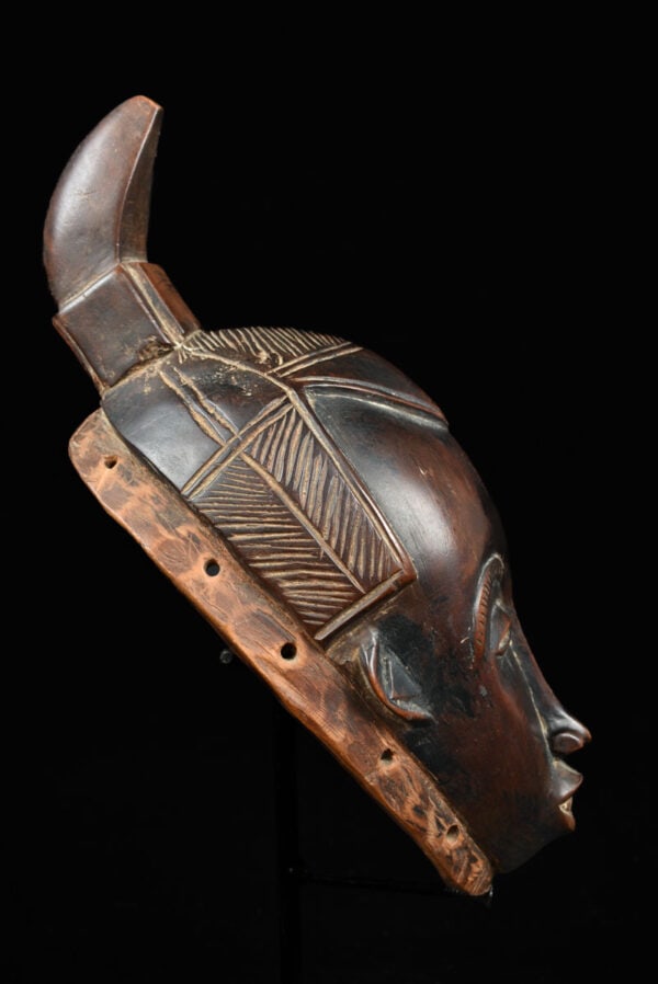 Dance mask - Wood - Yaure - Ivory Coast - 4