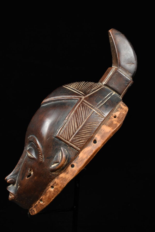 Dance mask - Wood - Yaure - Ivory Coast - 5