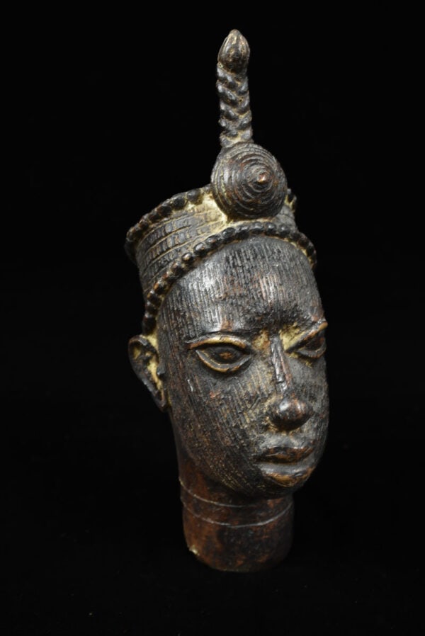 Head of a Queen - Bronze - IFE - Benin - 4