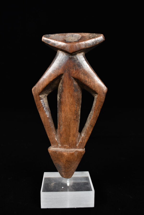 Flute - Wood - Bwa- Burkina Faso: Old Bwa flute from Burkina Faso. Flutes were used across sub-Saharan Africa in as many different ways as their forms were varied: individually or in groups, e.g. as a signalling instrument, as a