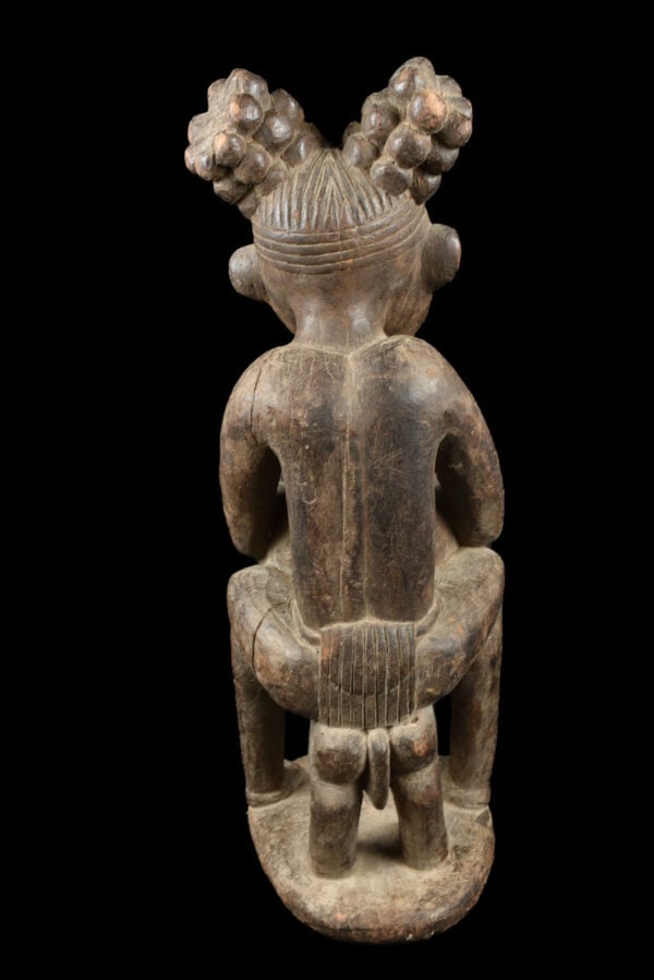 Bowl figure - Bamun - Grassland of Cameroon (81 cm) - 4