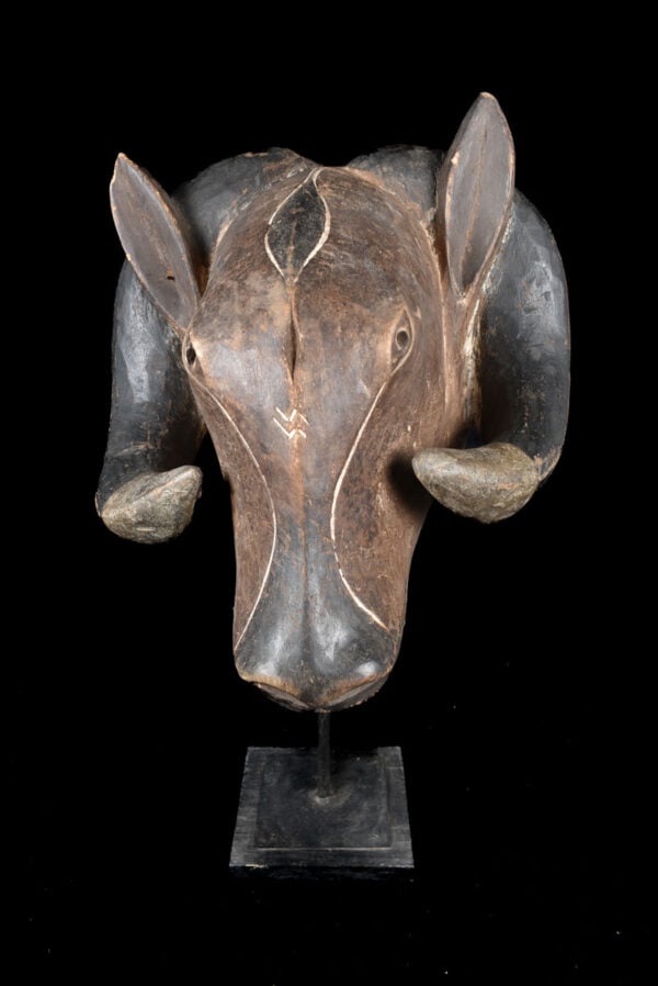 Ram mask - Wood - Baule - Ivory Coast (1 of 8)