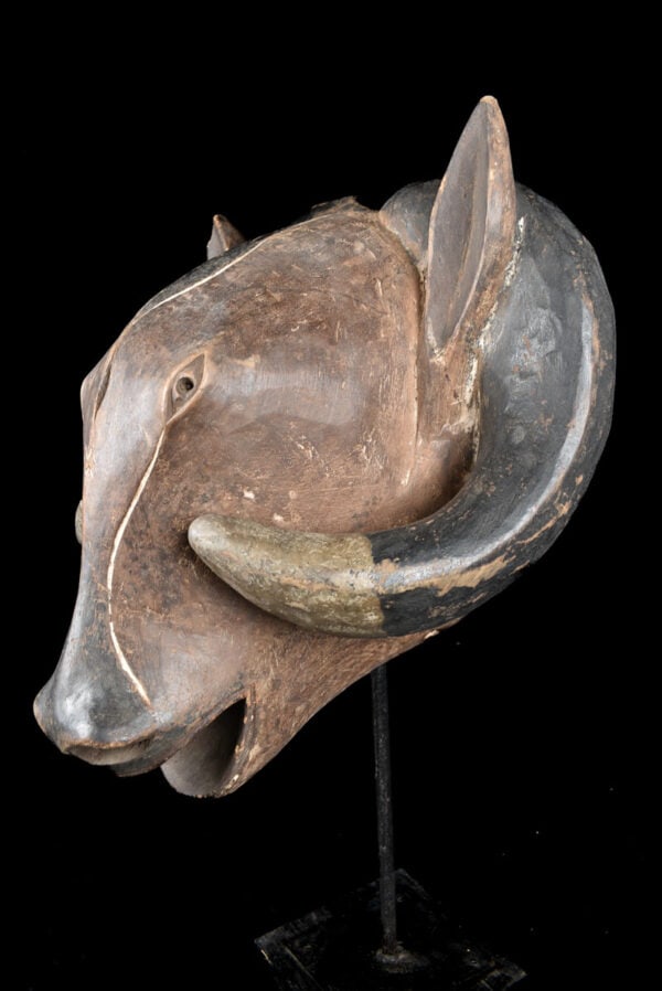 Ram mask - Wood - Baule - Ivory Coast - 6