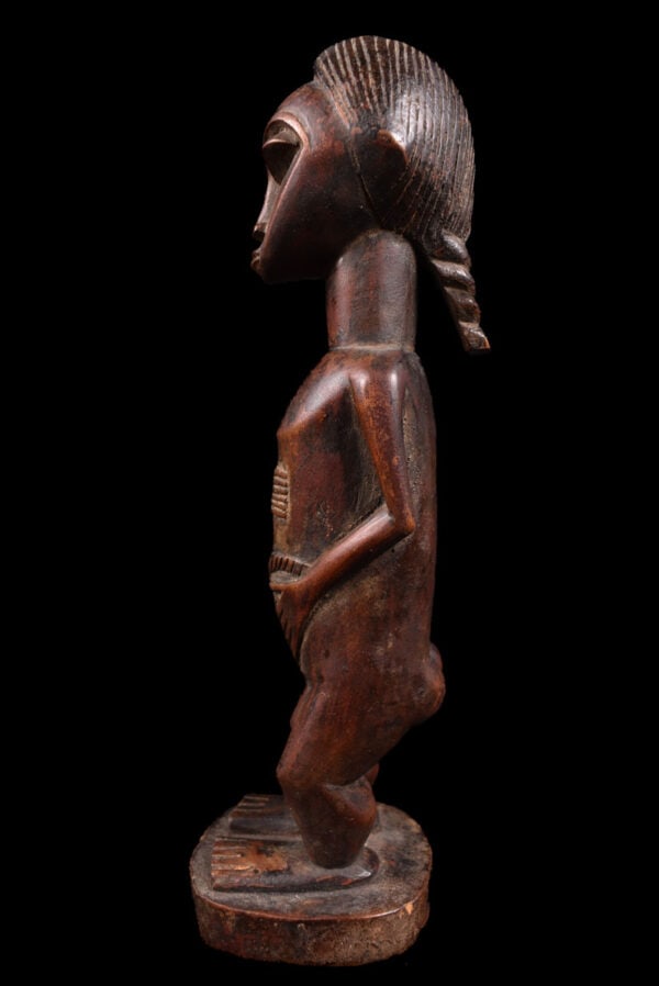 Ancestor figure - Baule - Wood - Ivory Coast - 4