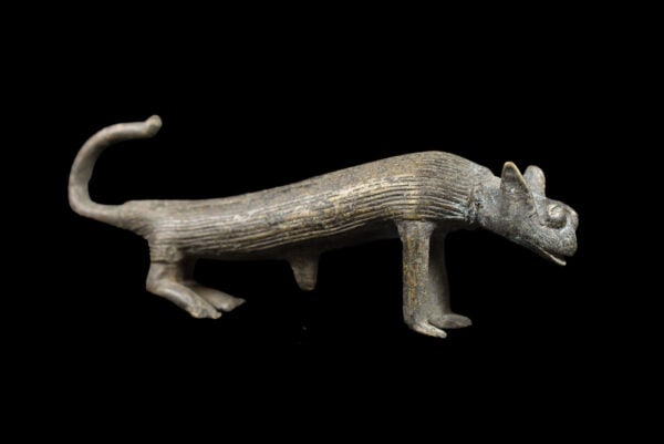Leopard Figure - Bronze - Asante - Ghana - 2