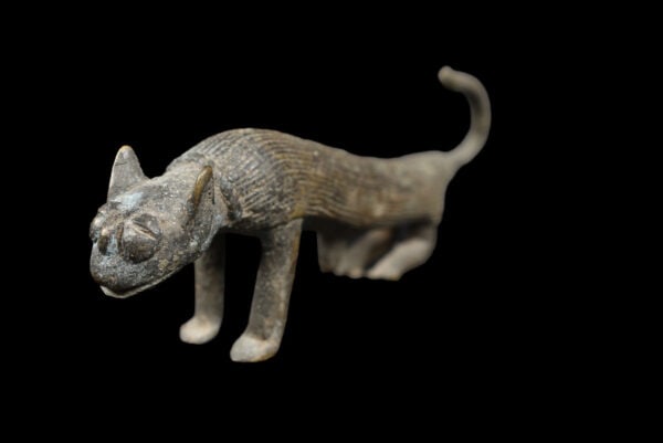 Leopard Figure - Bronze - Asante - Ghana - 5