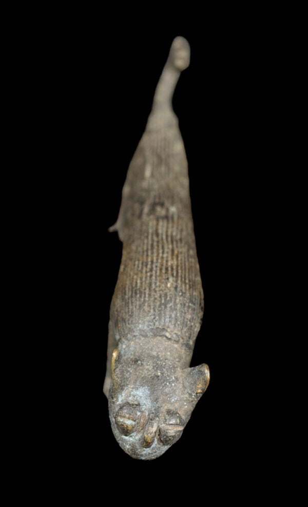 Leopard Figure - Bronze - Asante - Ghana - 8