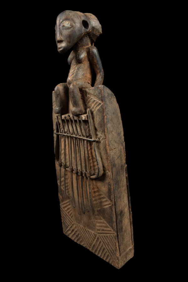 Lemellophone - Wood, Metal - Sanza - Luba - DR Congo - 6