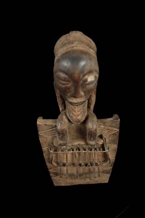 Lemellophone - Wood, Metal - Sanza - Luba - DR Congo - 7