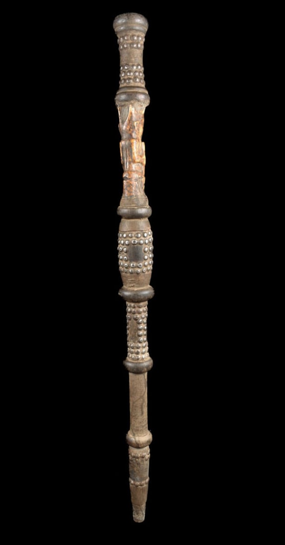 Power Stick / Scepter - Wood, Bone - Lega - DR Congo - 2