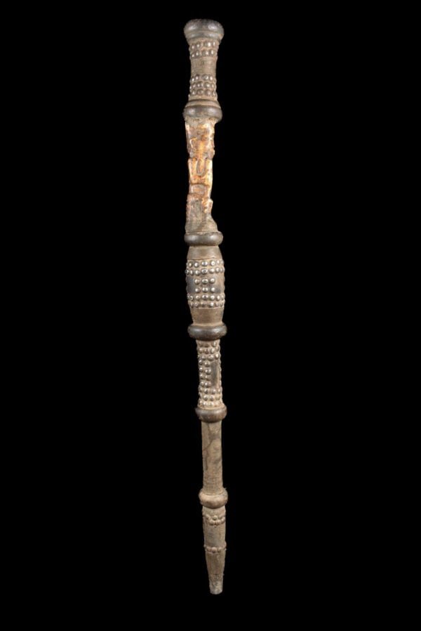 Power Stick / Scepter - Wood, Bone - Lega - DR Congo - 7
