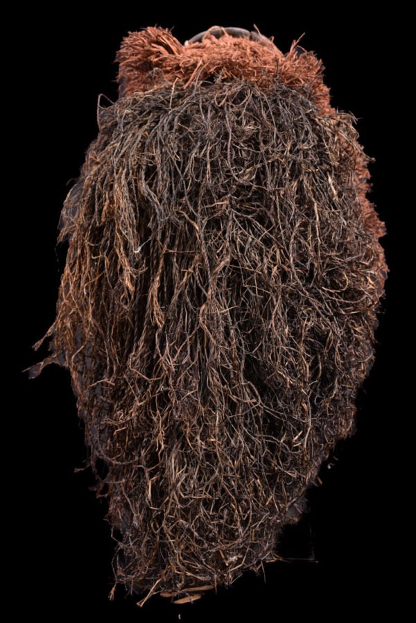 Mask - Wood, Raphia - Chokwe - Congo DRC - 5