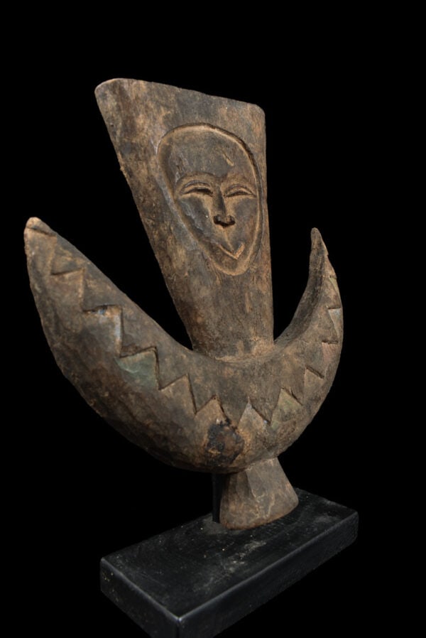 Moon mask - Wood - Eket - Nigeria - 2