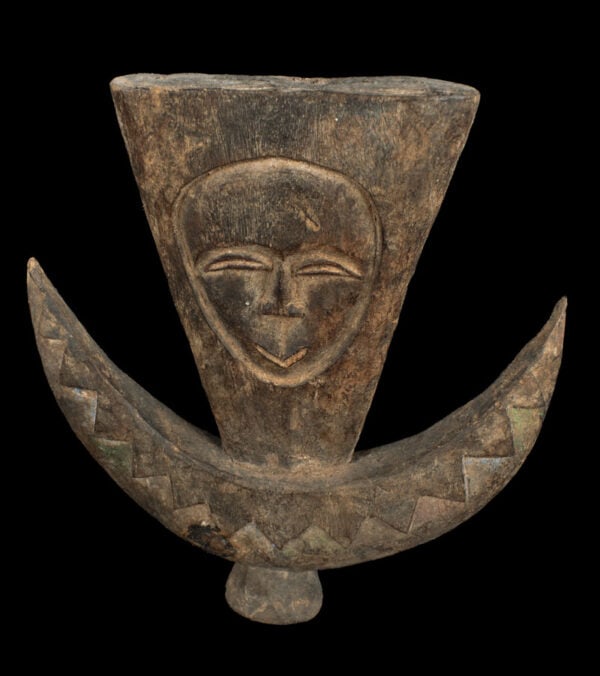 Moon mask - Wood - Eket - Nigeria - 7