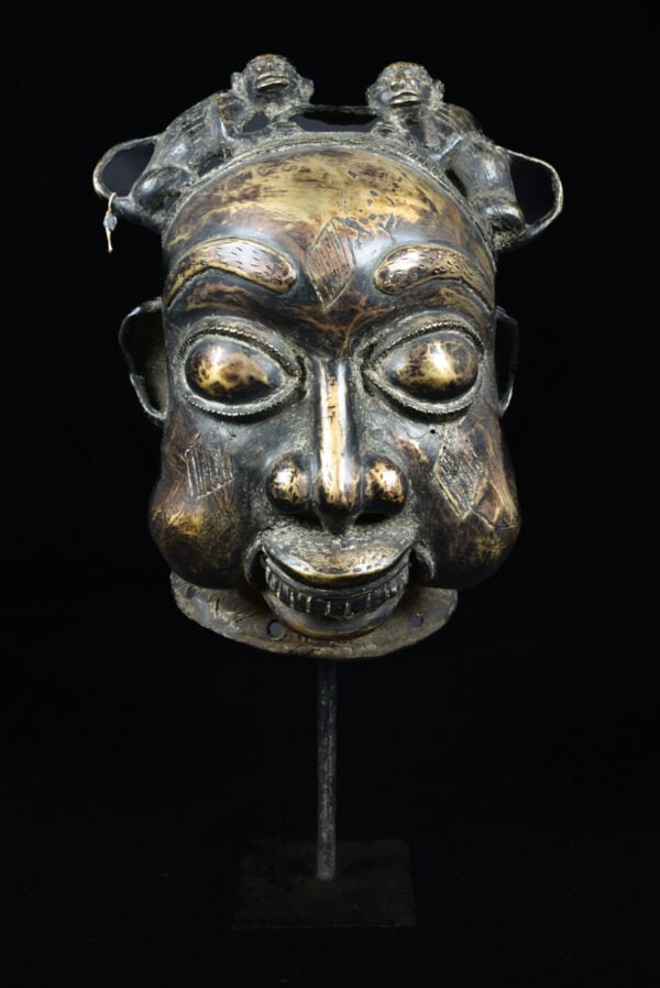 Mask - Bronze - Bamoun - Grassland of Cameroun - 2