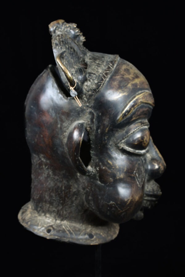 Mask - Bronze - Bamoun - Grassland of Cameroun - 4
