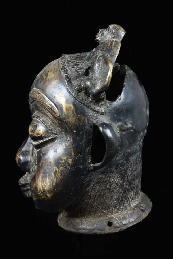 Mask - Bronze - Bamoun - Grassland of Cameroun - 6