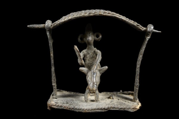 Horse rider figure - Bronze- Sao / Kotoko - Chad - 2