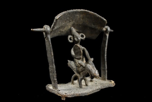 Horse rider figure - Bronze- Sao / Kotoko - Chad - 7