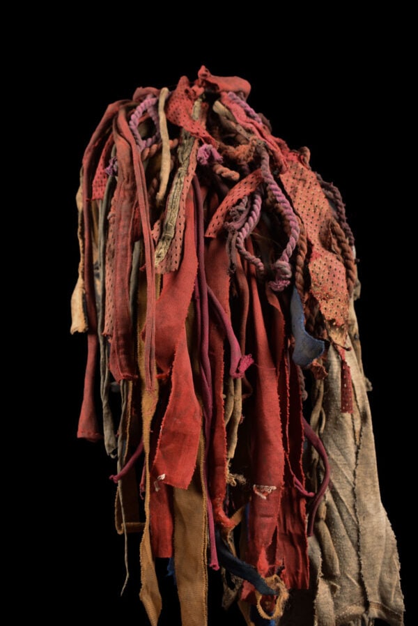 Mwana Pwo Mask - Wood, Rope - Chokwe - DR Congo - 4