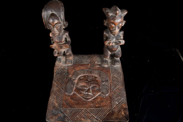 Royal throne (Ngundja) - Wood - Chokwe - DR Congo - 7