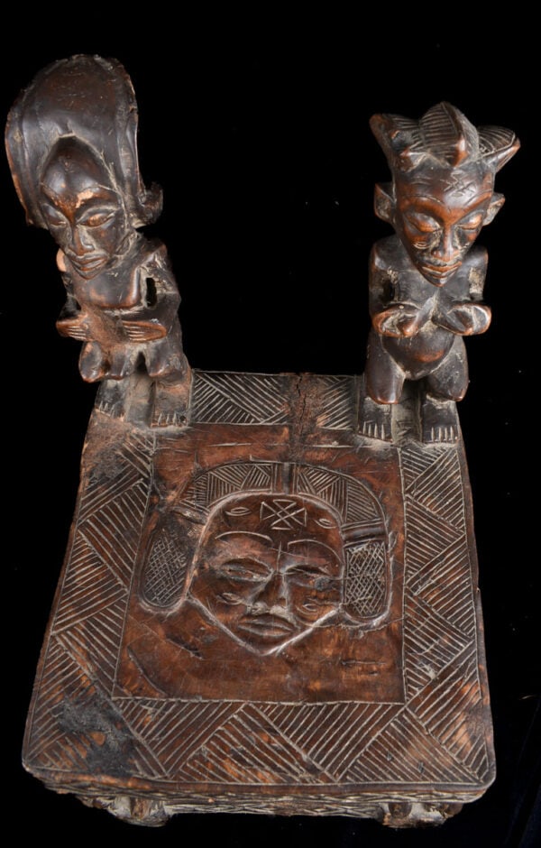 Royal throne (Ngundja) - Wood - Chokwe - DR Congo - 8