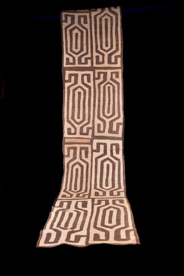 Textile - Cloth - Shoowa-Kuba - DR Congo 320 cm - 4