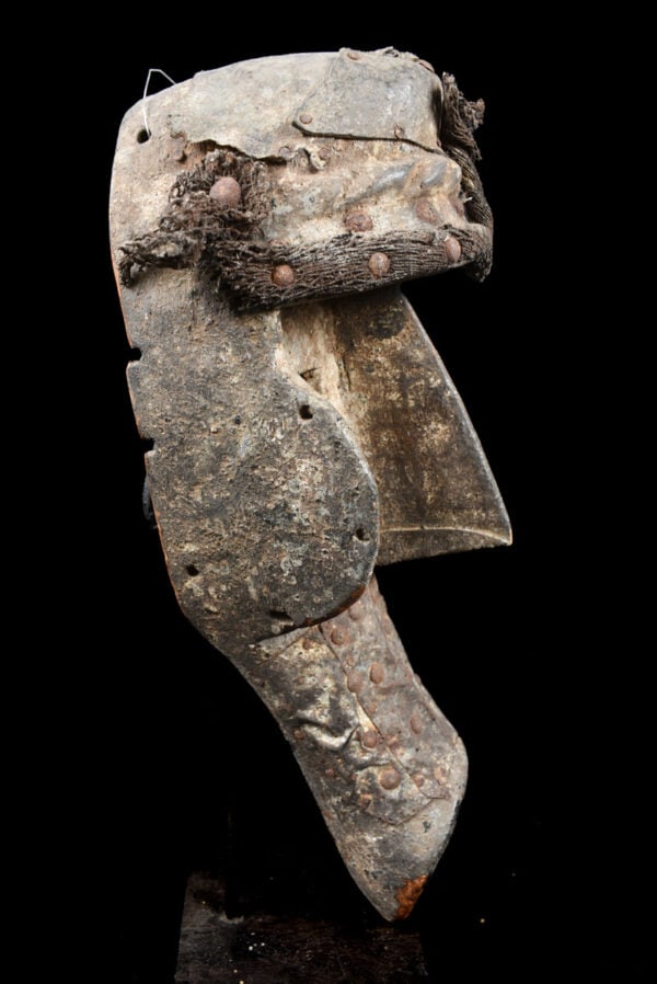 Mask - Wood, Nails - Guere - Ivory Coast - 4