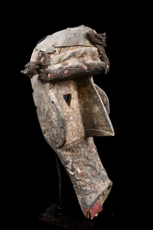 Mask - Wood, Nails - Guere - Ivory Coast - 5