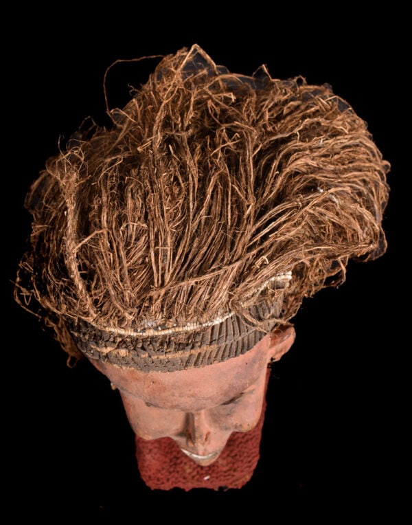 Mask - Wood, Raphia - Lwena - Angola - 6