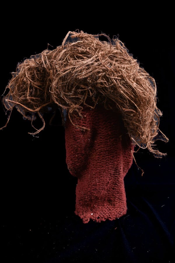 Mask - Wood, Raphia - Lwena - Angola - 7