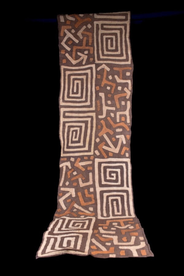 Textile - Cloth - Shoowa-Kuba - DR Congo 260 cm - 4