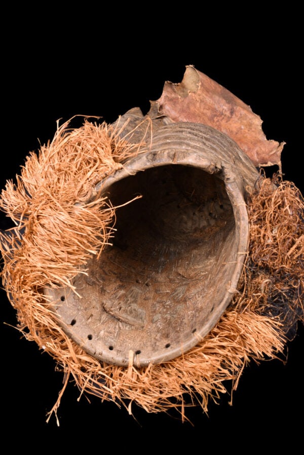 Helmet Mask - Wood, Raphia - Nyet - Kuba - Congo - 10