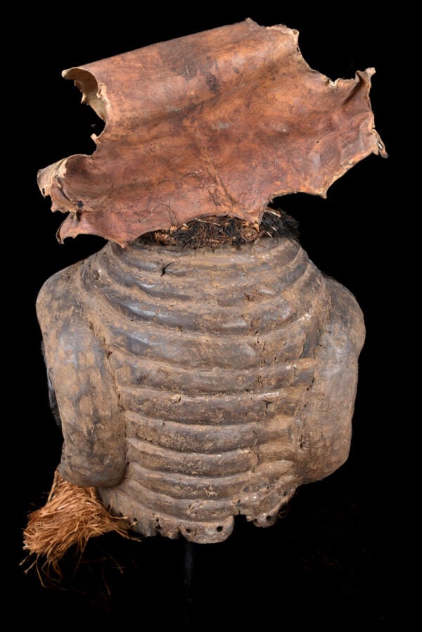 Helmet Mask - Wood, Raphia - Nyet - Kuba - Congo - 8