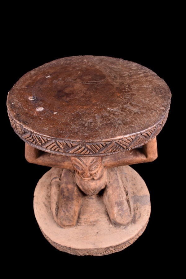Stool - Wood - Luba - DR Congo - 10