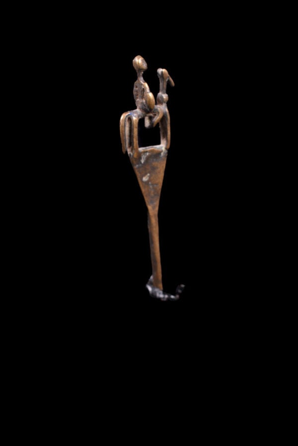Equestrian Figure / Hairpin - Bronze - Dogon - Mali - 3