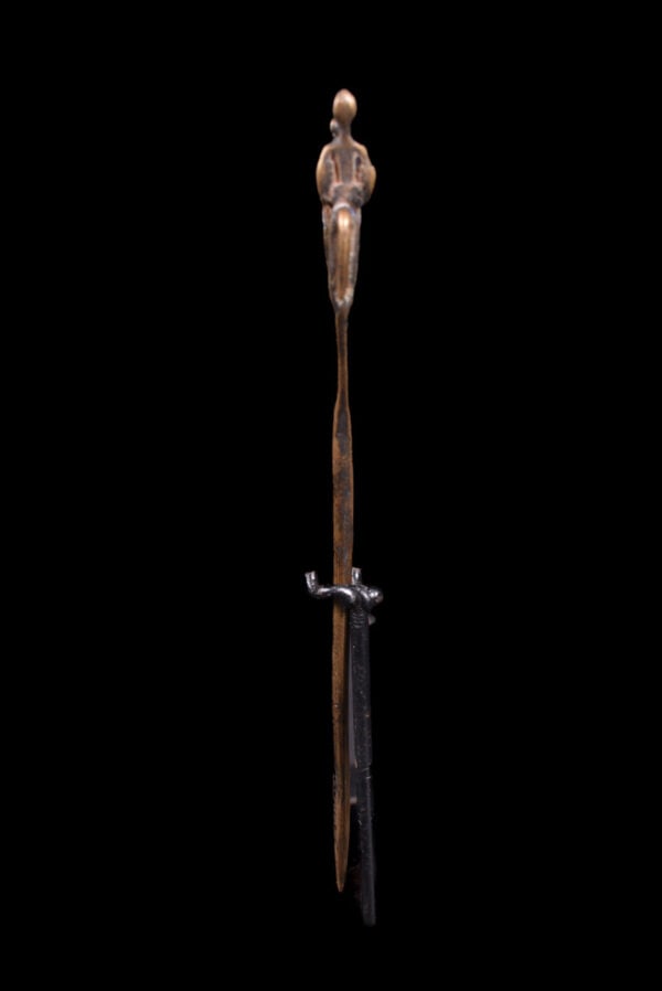 Equestrian Figure / Hairpin - Bronze - Dogon - Mali - 4