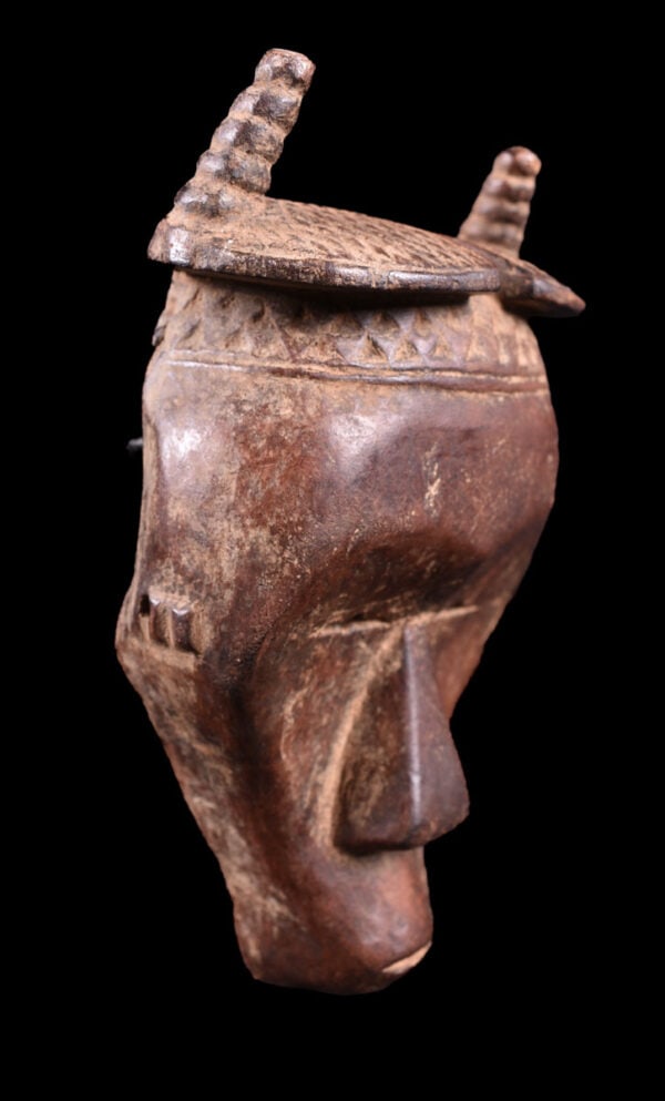 Passport Mask - Wood - Toma - Guinea - 4