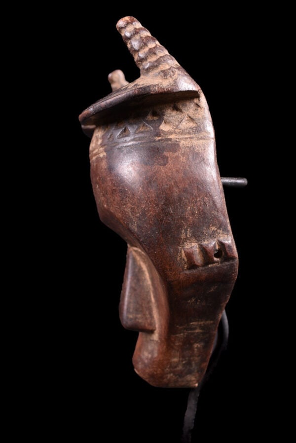 Passport Mask - Wood - Toma - Guinea - 5