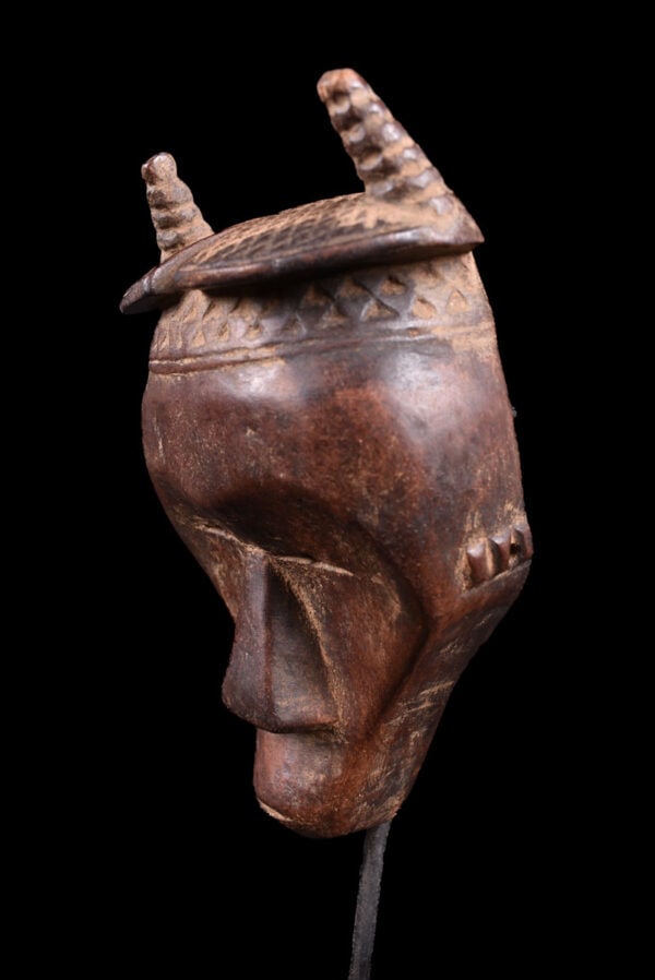 Passport Mask - Wood - Toma - Guinea - 6