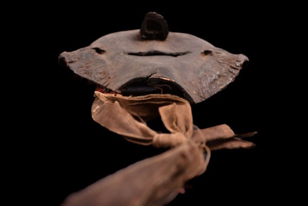 Shaman mask - Leather - Nepal - 9